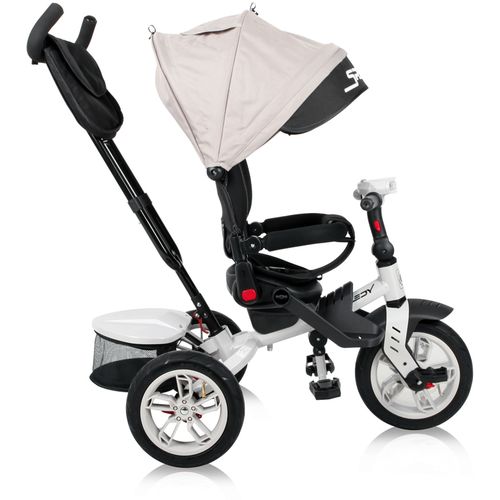 LORELLI SPEEDY AIR 360 ° Tricikl za Djecu s Rotirajućim Sjedalom Ivory/Black (12 - 36 mj/20 kg) slika 4