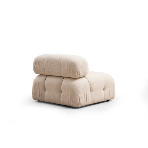 Atelier Del Sofa Kutna garnitura, Krem, Bubble Cream Bouclette  L1-O1-1R-PUF slika 6