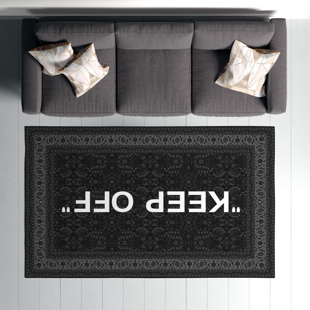 Crni Tepih Woopamuk001 (80 x 200) - izložbeni artikl (oštećenja ambalaža) slika 2