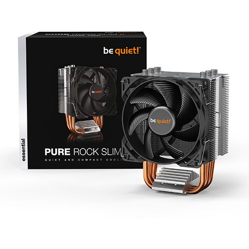 be quiet! BK030 Pure Rock Slim 2, 130W TDP, 92mm PWM fan, Brushed aluminum, Thermal grease already applied, mounting set for Intel and AMD slika 4