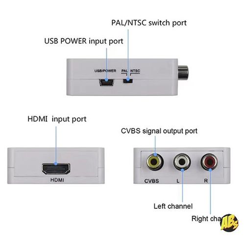 Xwave Konverter HDMI na AV-RCA 1080p slika 3