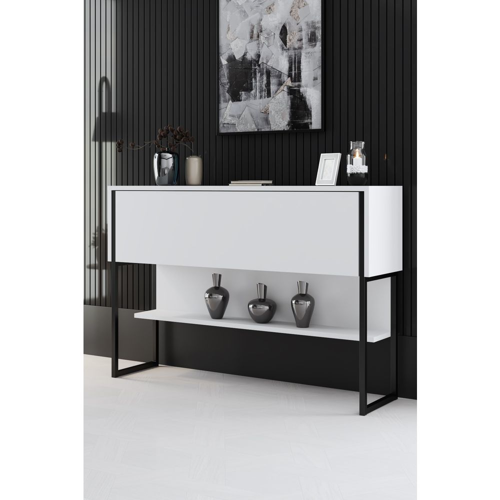 Luxe - Crni i Bijeli Komoda slika 1