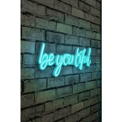 Wallity Ukrasna plastična LED rasvjeta, Be you tiful - Blue slika 9