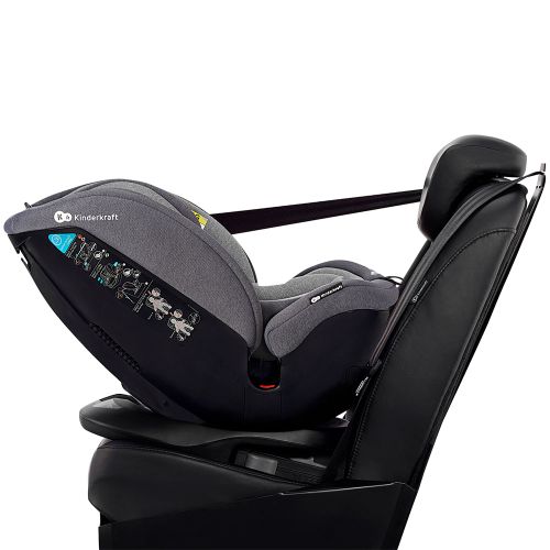 Kinderkraft autosjedalica XPEDITION 0-36 kg Isofix, siva slika 14