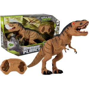 T-Rex na daljinski upravljač s parom koja izlazi na usta