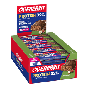 Enervit Sport čokoladica Protein Bar 32% Hazelnut 48g, 30 komada