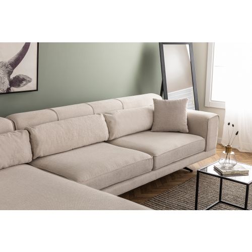 Atelier Del Sofa Jivago Ugao Levo (Chl-2R) - Bež Ugaona Garnitura slika 4