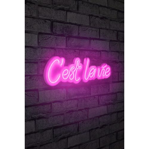 Wallity Ukrasna plastična LED rasvjeta, C'est La Vie - Pink slika 11