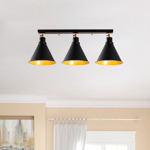 Berceste - Set1 Black Chandelier & Wall Lamp Set slika 2