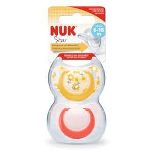 NUK duda varalica - silikon Star 6-18 m, 2/1 10736726