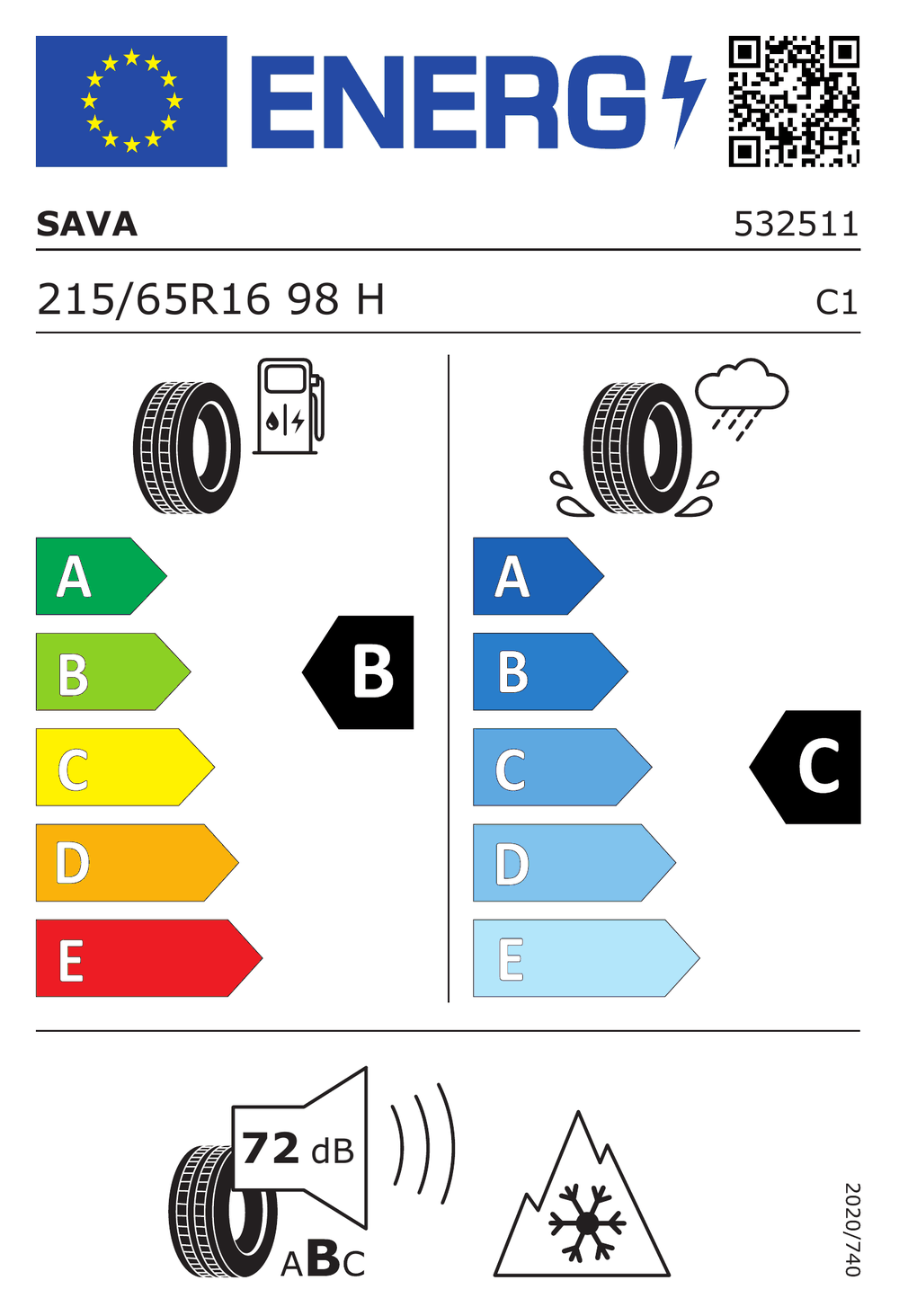 Energetski certifikat B