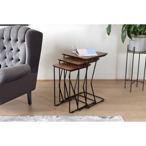 Ren - Walnut Walnut Nesting Table (3 Pieces)