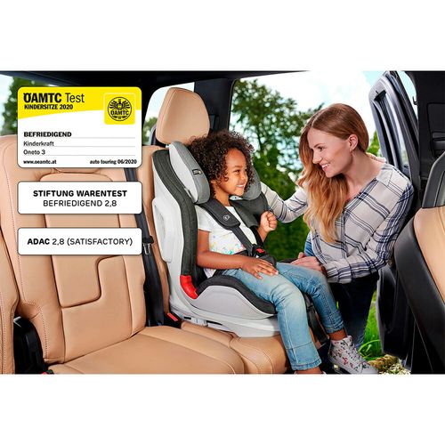 Kinderkraft autosjedalica OneTo3 9-36 kg isofix rocket siva slika 65