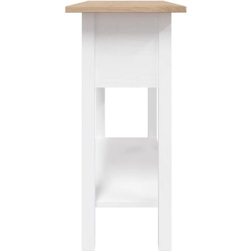 Konzolni stol borovina meksički stil Corona bijeli 90x34,5x73cm slika 29