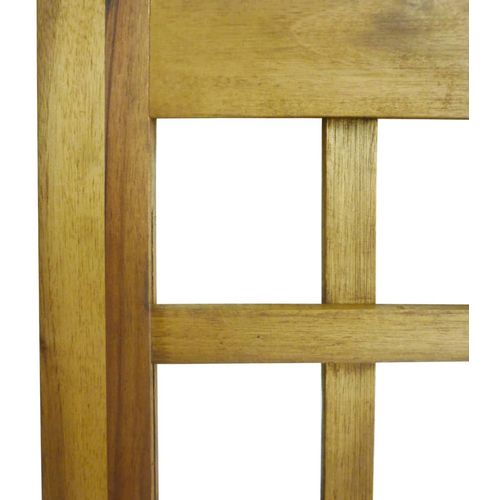 Sobna Pregrada/Luk s 4 Panela Masivno Drvo Akacije 160x170 cm slika 52