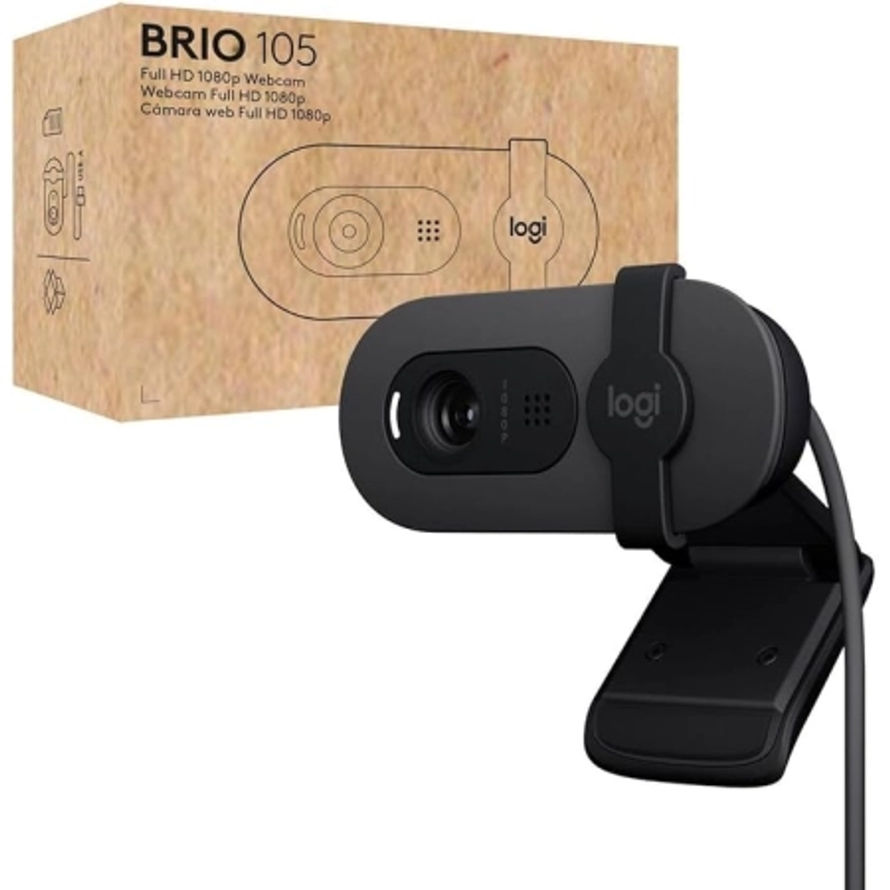 Logitech Webcam Brio 105 Graphite slika 2