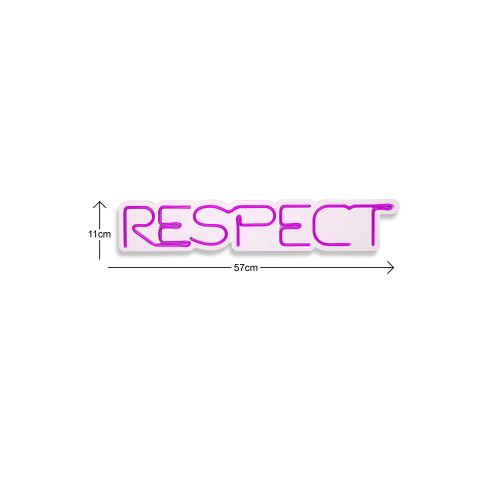 Wallity Ukrasna plastična LED rasvjeta, Respect - Pink slika 5