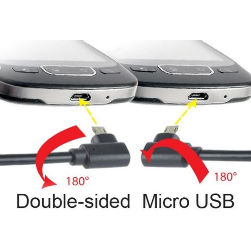 CCB-USB2-AMmDM90-6 Gembird USB 2.0 AM to Double-sided right angle Micro-USB cable, 1.8M slika 3