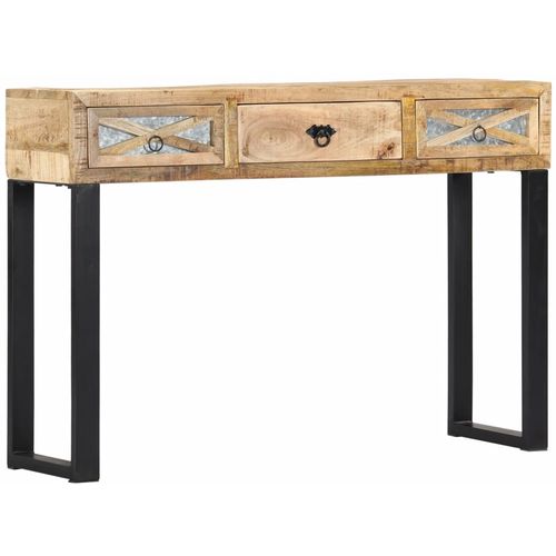 Konzolni stol od masivnog drva manga 110 x 30 x 76 cm slika 42