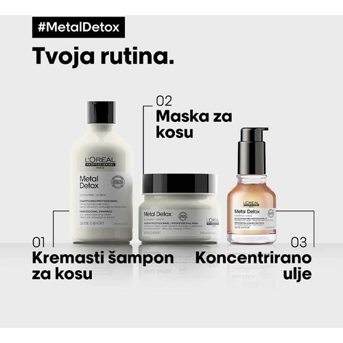 L'Oreal Paris Professionnel Metal detox Profesionalna zaštitna maska protiv naslaga, 250 ml slika 5