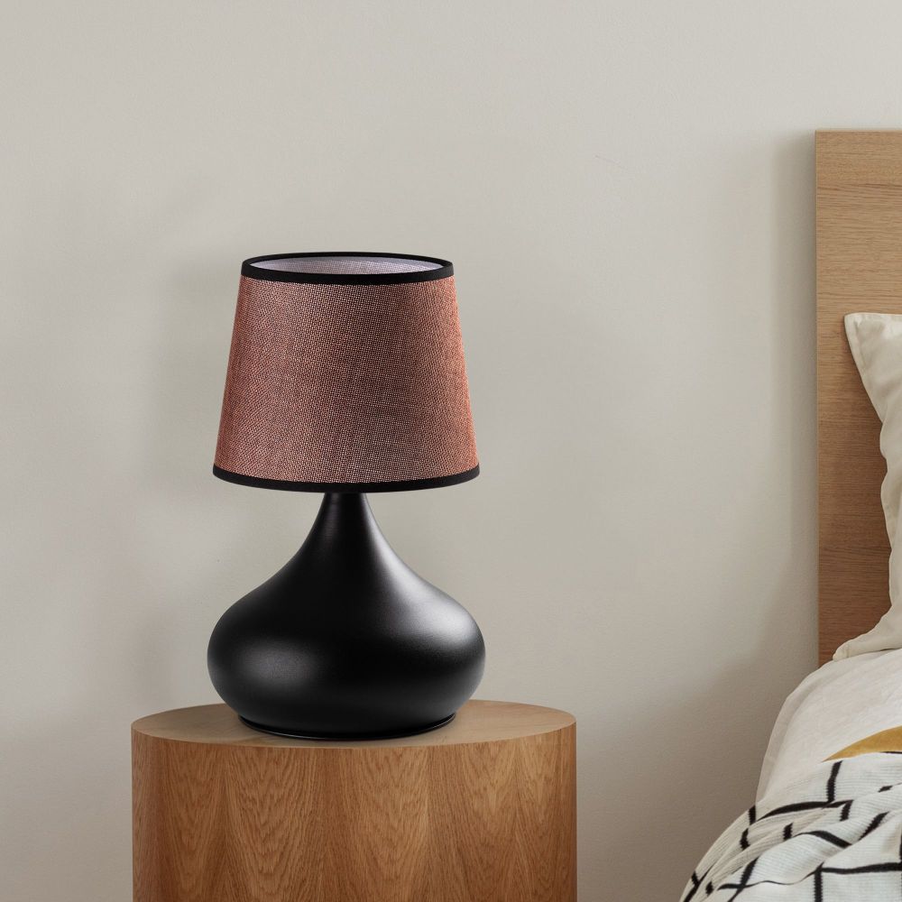Bulbe - 15461 Crna-Smeđa Stolna Lampa slika 2