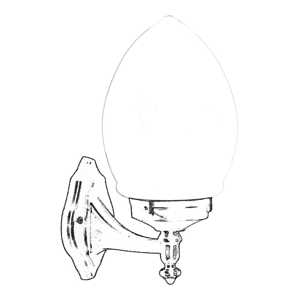 BAP-68204-BSY-M1 Crna Spoljašnja Zidna Lampa slika 2