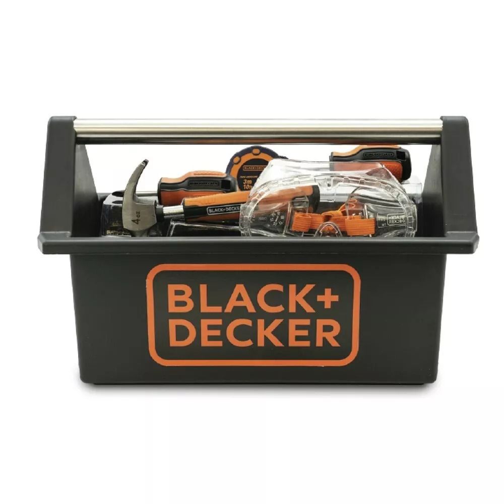 Black & Decker 5-djelni set dječjeg alata u kutiji za alat 5+ slika 1