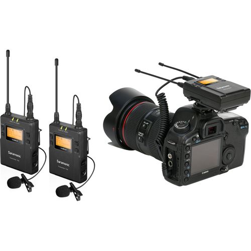 Saramonic UHF wireless mikrofon with 2 transmitters slika 4