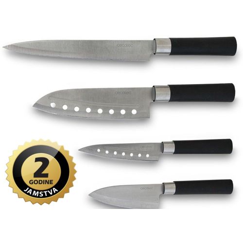 Cecotec noževi Santoku set 4 komada, 2 godine jamstva slika 1