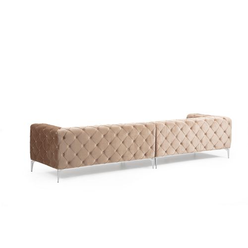 Como - Dark Cream Dark Cream 4-Seat Sofa slika 8