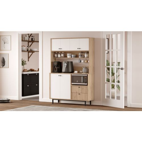 RE5-SW OakWhite Multi Purpose Cabinet slika 3