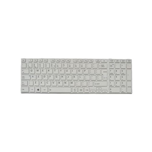 Tastatura za laptop Toshiba Satellite C850 C850D C855 C855D BELA sa ramom slika 2