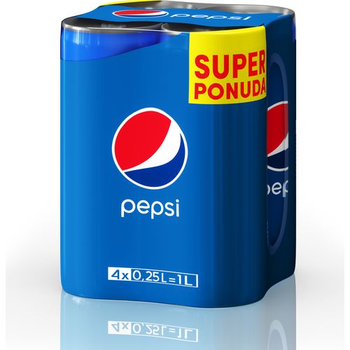 Pepsi Cola 0,25l 4 pack limenka slika 1