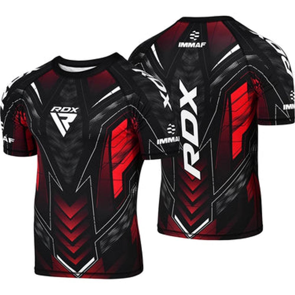 RDX Sports Kompresiona majica Immaf Approved - Crvena - L slika 2