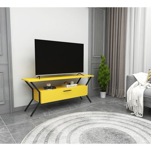 Tarz - TV komoda Yellow Black slika 2