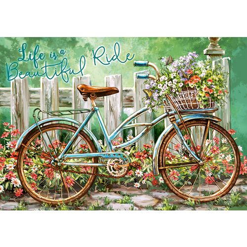 Castorland puzzle bicikl u cvijeće 500kom. slika 2