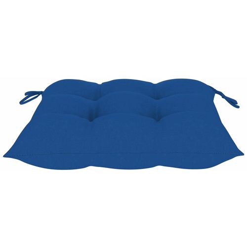 Jastuci za stolice 2 kom plavi 50 x 50 x 7 cm od tkanine slika 15