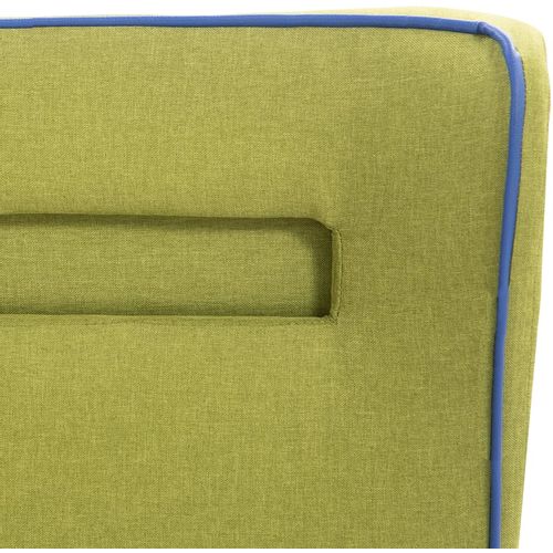 Krevet od tkanine s memorijskim madracem LED zeleni 140x200 cm slika 8