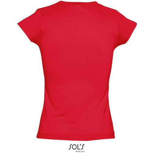 MOON ženska majica sa kratkim rukavima - Crvena, 3XL  slika 6