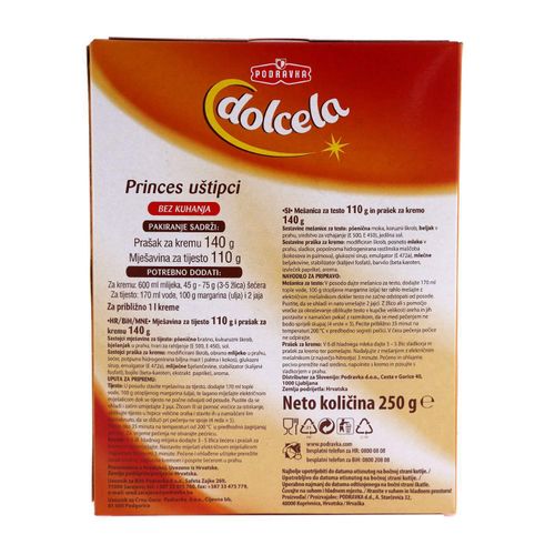 Dolcela princes uštipci kutija 250 g slika 2