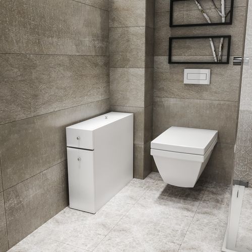 Calencia - White White Bathroom Cabinet slika 2