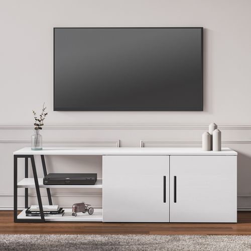 Manzoni White TV Stand slika 1