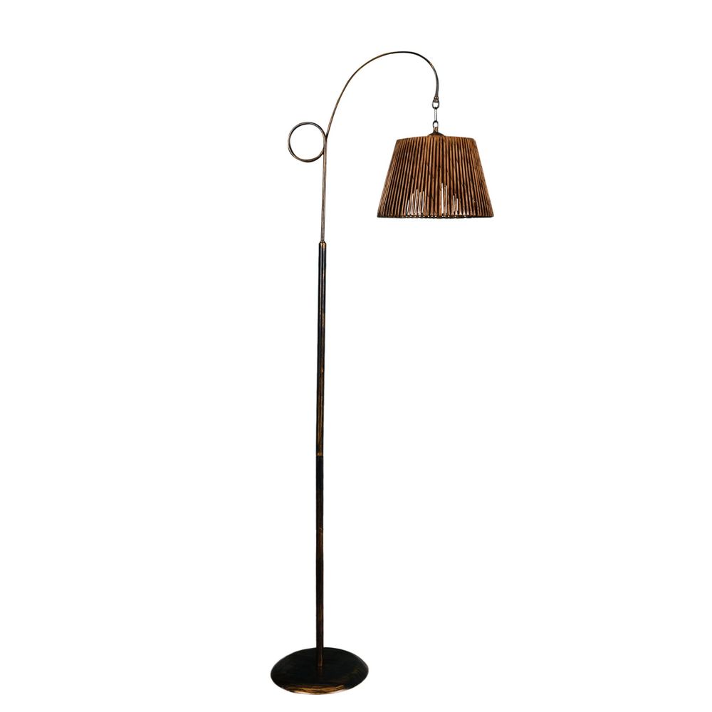 Cardone Crna Podna Lampa sa Rose Gold Detaljima slika 2
