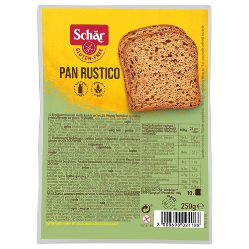 Dr. Schar bezglutenski kruh Pan Cereal (Rustico) 250g slika 1