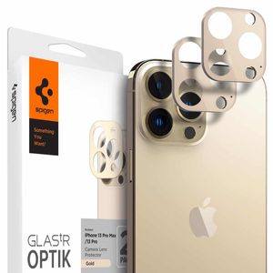 SPIGEN OPTIK.TR ZAŠTITNIK ZA KAMERU 2 kom ZA IPHONE 13 PRO / 13 PRO MAX ZLATNA MASKA