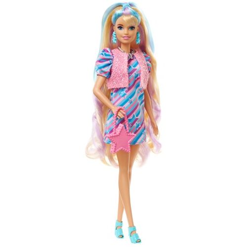 Barbie lutka Totally Hair plava slika 4