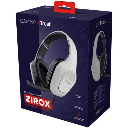 Trust gaming slušalice GXT415 Zirox white slika 8