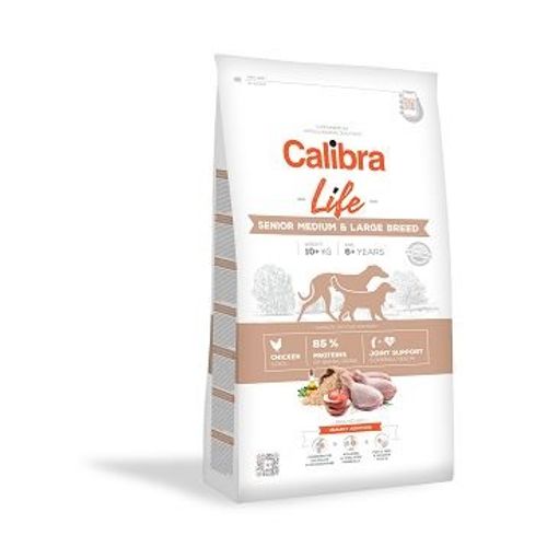 Calibra Dog Life Senior Medium & Large Piletina, hrana za pse 12kg slika 1