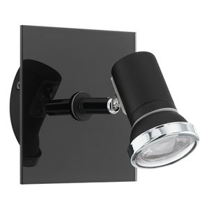 Eglo Tamara 1 reflektor/1, led, gu10, 3,3w, 240lm, ip44, krom/crna 