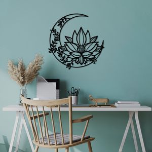 Wallity Metalna zidna dekoracija, Flower Moon - L